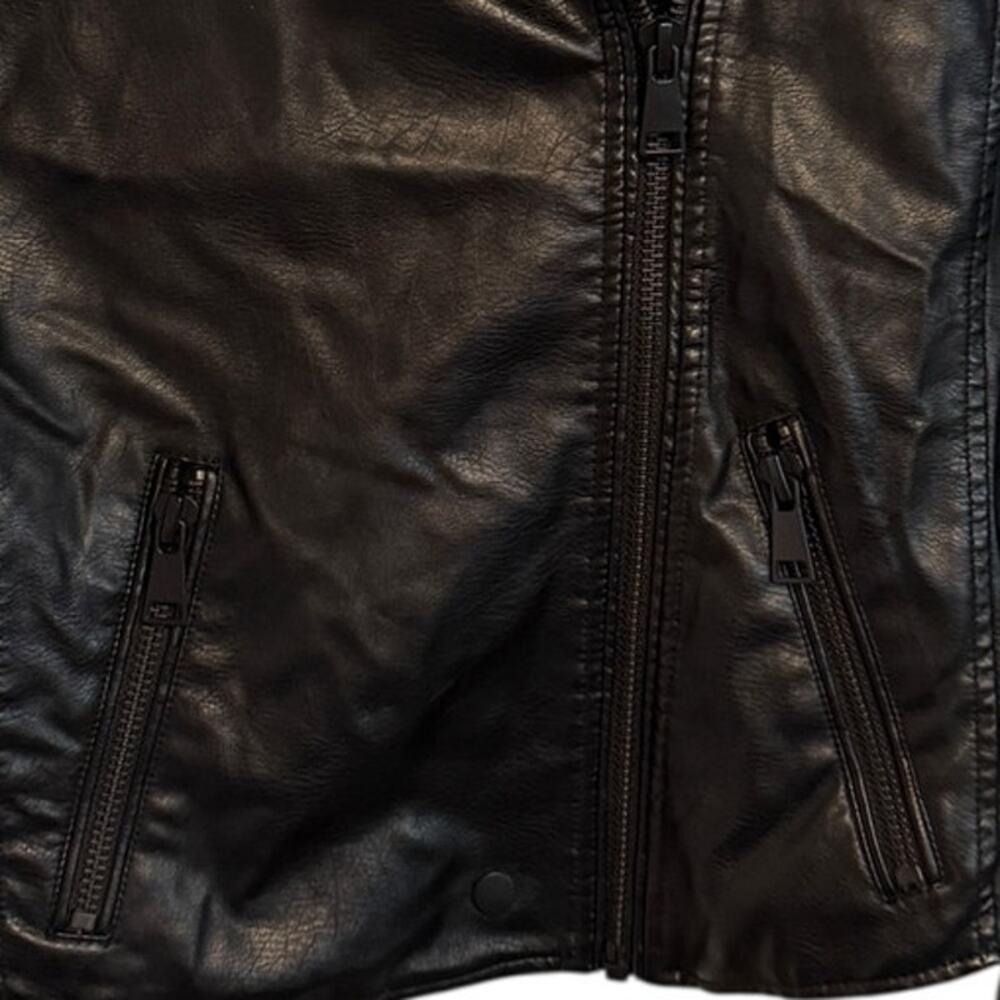 ANTHROPOLOGIE The Saige Faux Leather Motorcycle Jacket MEDIUM - Picture 7 of 13